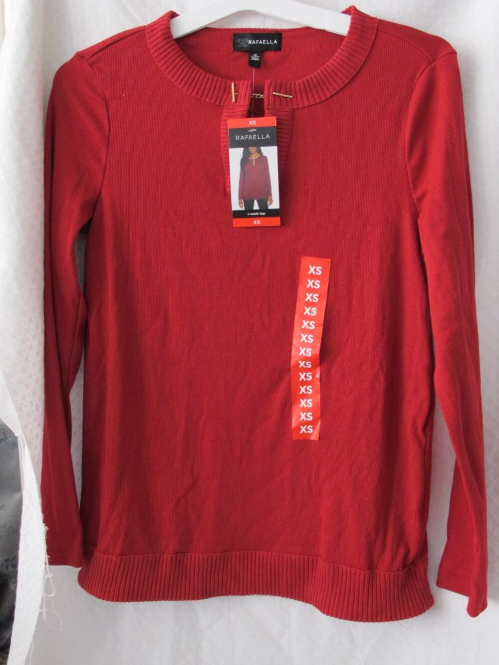 NWT - Rafella Chain Accent Sweater/Top
